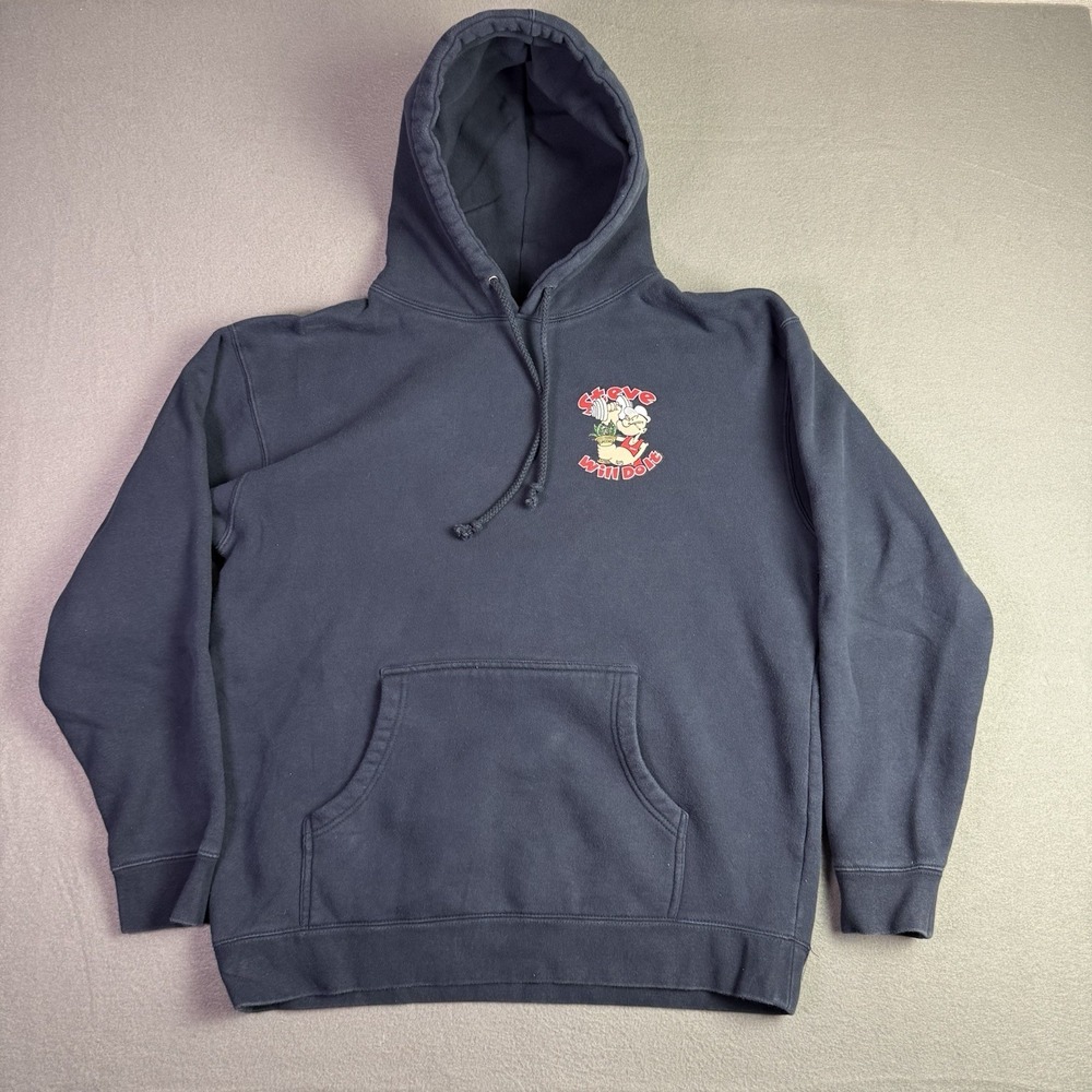 Full‎ Send Mens Steve Will Do It NELK Popeyes Pullover Hoodie Sweatshirt Size L